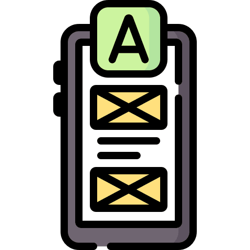 App design smartphone app design layout icon