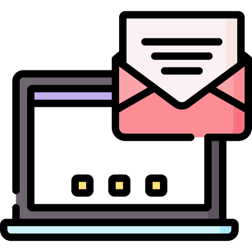 Email computer laptop send icon