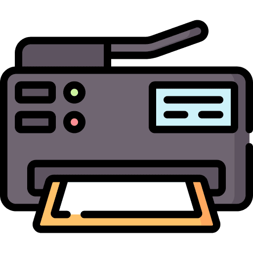 Printer technology computer electronics icon