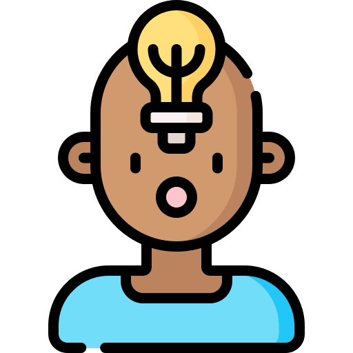 Creative idea creative idea people afro icon