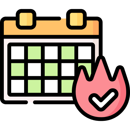 Deadline date time business icon