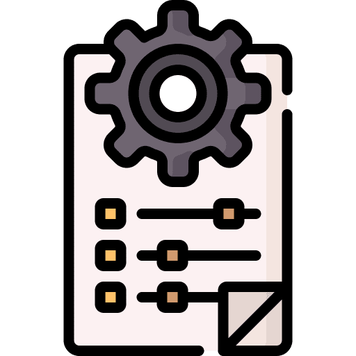 File gear configuration settings icon