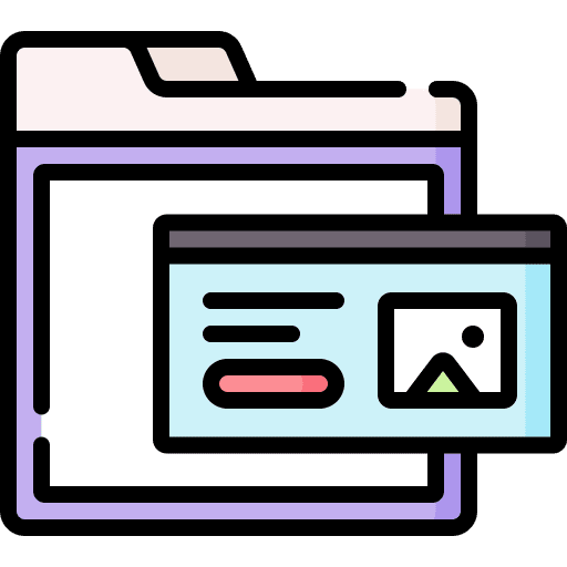 Banner browser online advertising advertisement icon