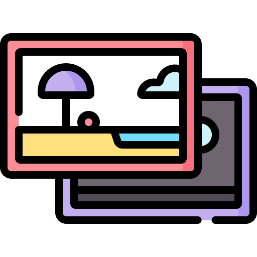 Photos photo image files and folders icon