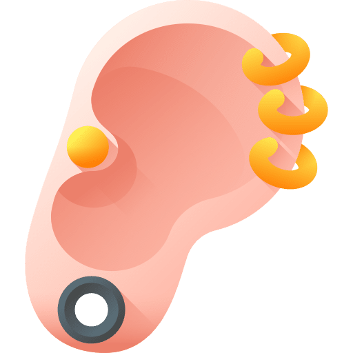 Piercing jewel earrings beauty icon