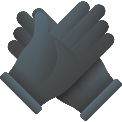 Rubber gloves medical equipment medical tool healthcare and medical icon