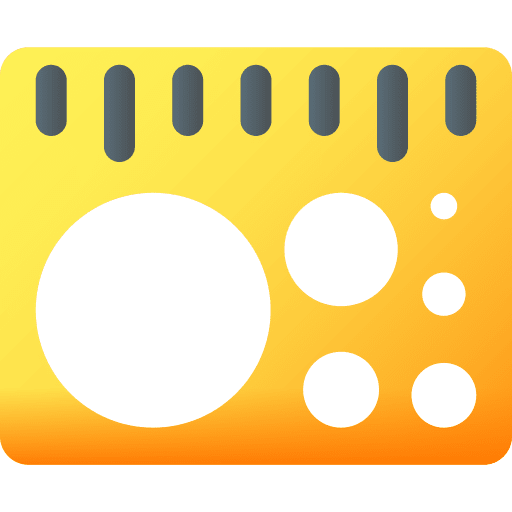 Ruler circle shape ruler icon