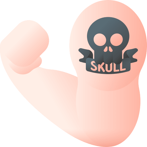 Tattoo beauty arm ink icon