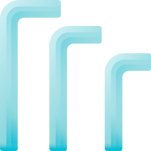 Allen keys tool construction and tools keys icon