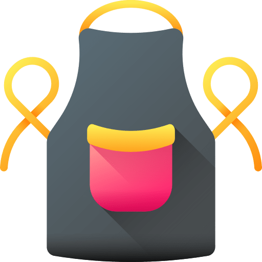 Apron fashion apron protection icon