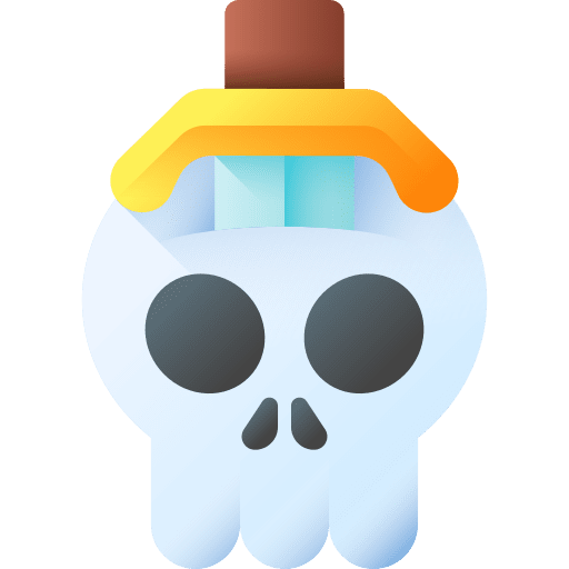 Skull hipster old school miscellaneous icon