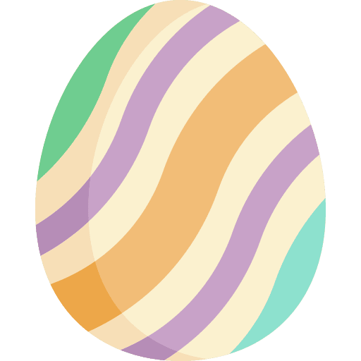 Easter egg celebration easter art icon