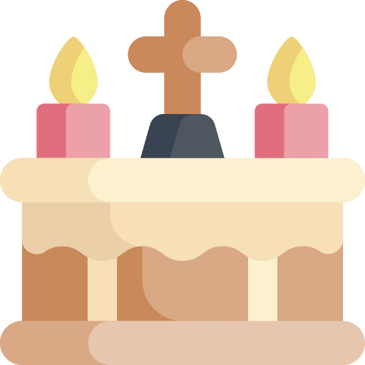 Altar christianism altar christianity icon