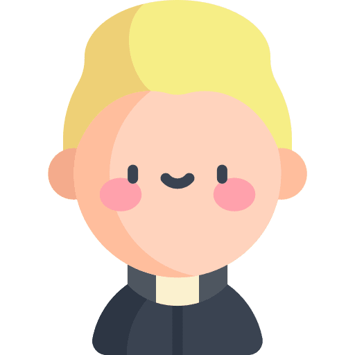 Priest man pastor avatar icon