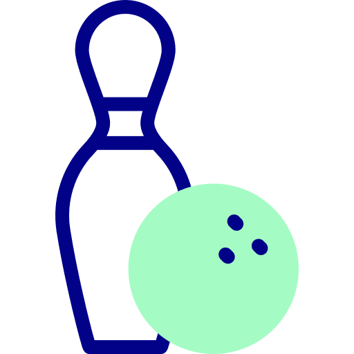 Bowling bowling game sports bowling ball icon