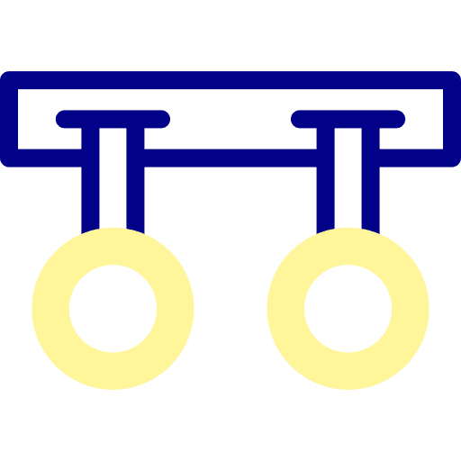 Rings gym gymnastic gymnastic rings icon