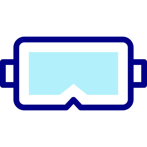 Ski goggles ski goggles snow security icon