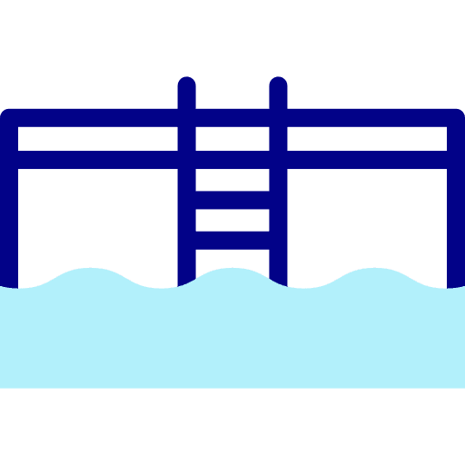 Swimming pool summer holidays pool icon