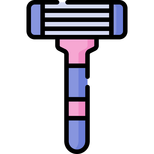 Razor blade razor hair removal icon