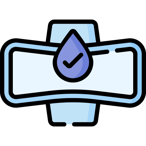 Absorb sanitary napkin hygiene absorb icon