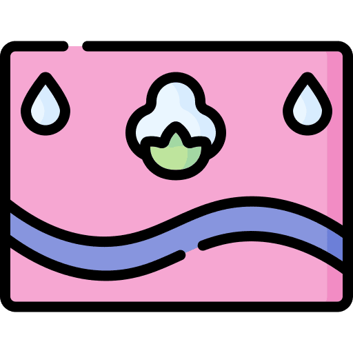 Cotton menstruation female sanitary napkin icon