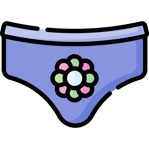 Panty clean underwear clothes flower icon
