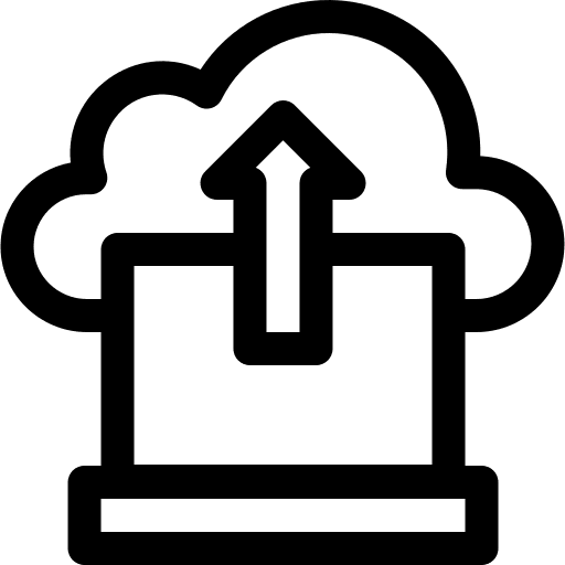 Backup laptop ui seo and web icon