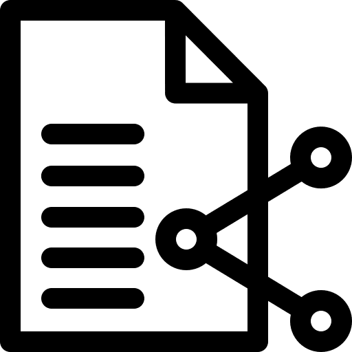 Sharing ui information archive icon