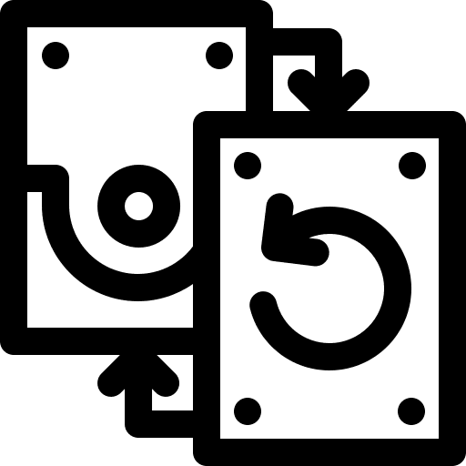 Backup ui electronics storage icon