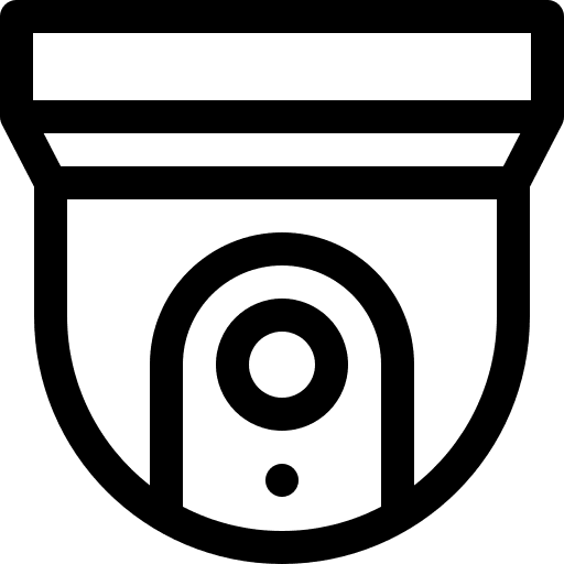 Cctv security technology security system icon