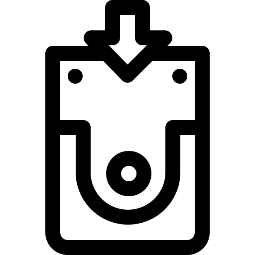 Data storage ui download icon