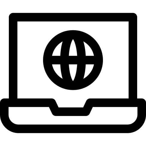 Internet web computer internet icon