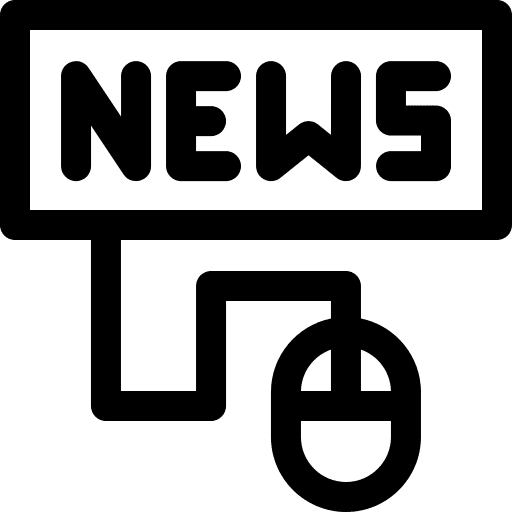 News online mouse clicker electronics icon