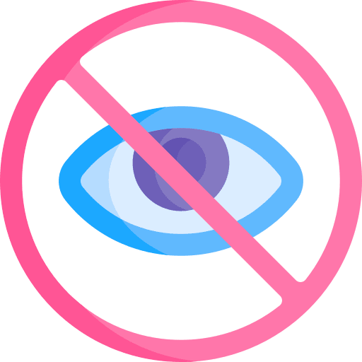 Blind multimedia healthcare and medical blindness icon