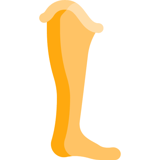 Prosthetic leg electronics inclusive icon