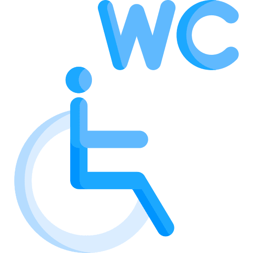 Wc accessibility handicap wheelchair icon