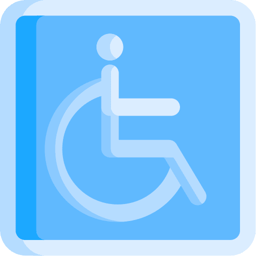 Disabled sign handicap disability signaling icon