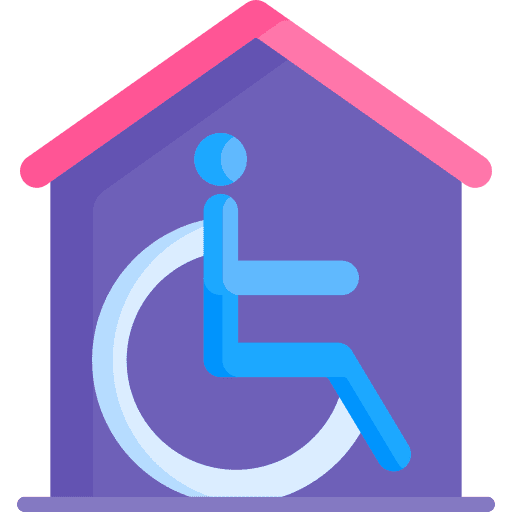 House disabled accessibility signaling icon