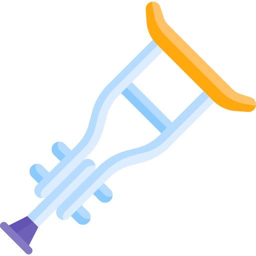 Crutch crutch crutches injury icon