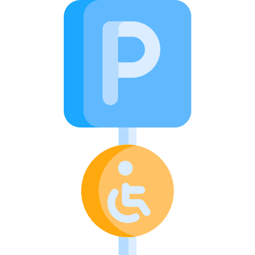 Parking disabled sign disabled sign icon