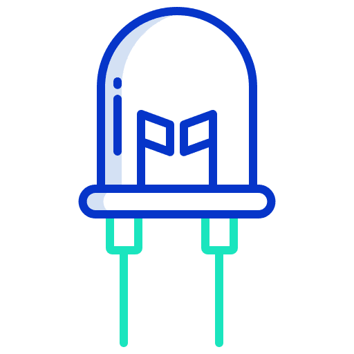 Led led light component diode icon