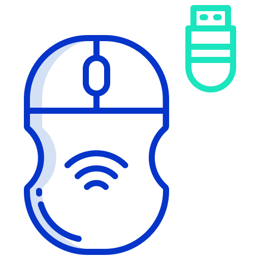 Mouse gadget hardware wifi signal icon