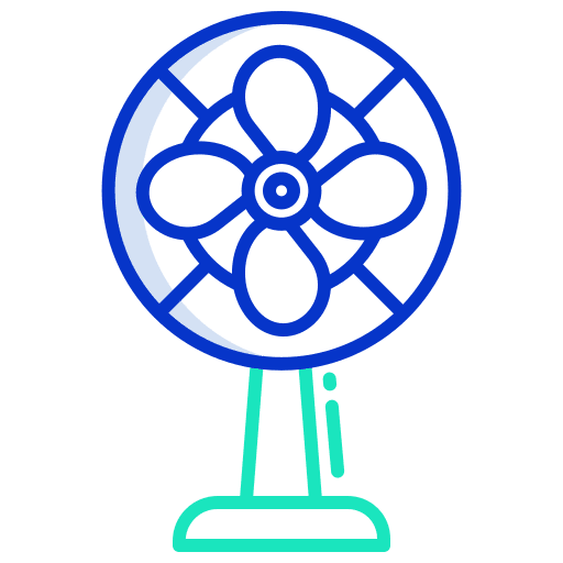 Fan fresh ventilation cool icon
