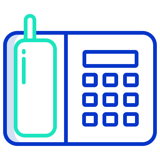 Telephone office material office phone icon