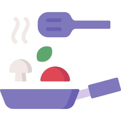 Stir fry food and restaurant cooking stir fry icon