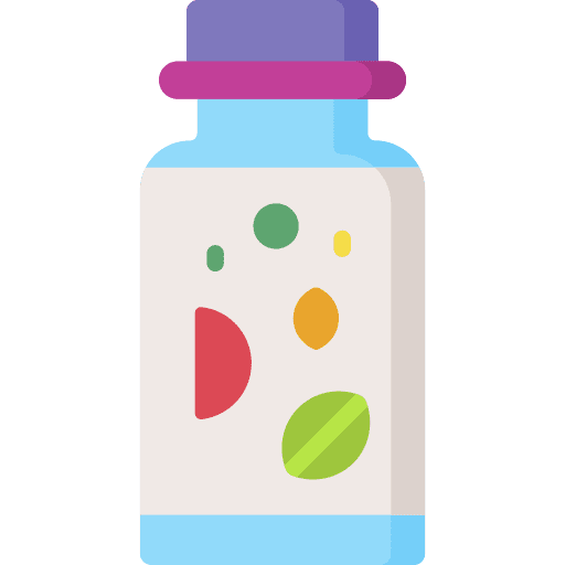 Water flavour hydration bottle icon