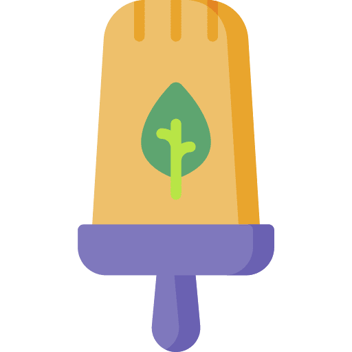 Popsicle healthy food vegan food and restaurant icon