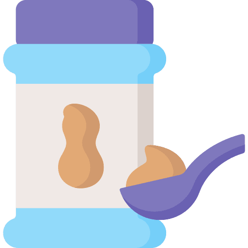 Peanut butter gastronomy nutrition peanut butter icon