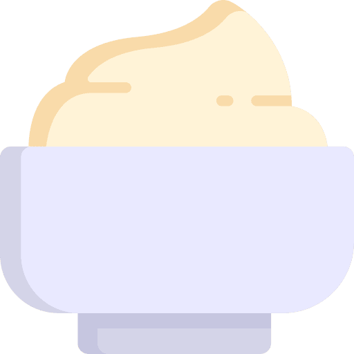 Mascarpone italian food food and restaurant nutrition icon