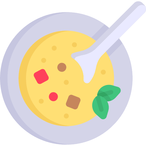 Soup food and restaurant soup lunch icon